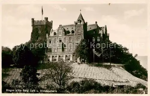 AK / Ansichtskarte 73808489 Bingen_Rhein Burg Cafe und Weinkosthalle Bingen Rhein