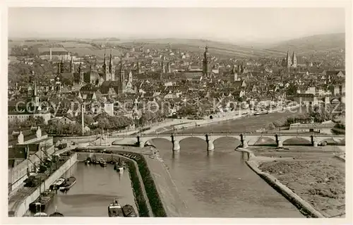 AK / Ansichtskarte 73808507 Wuerzburg Blick vom Steinberg Wuerzburg