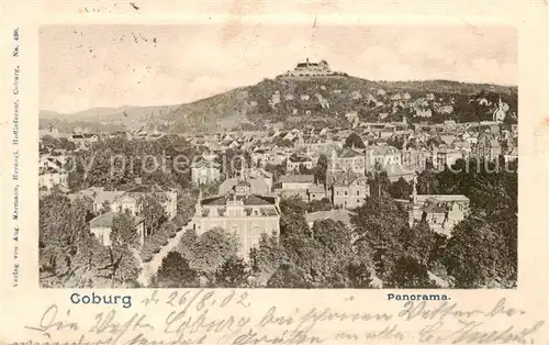 AK / Ansichtskarte 73808555 Coburg Stadt und Schloss Coburg