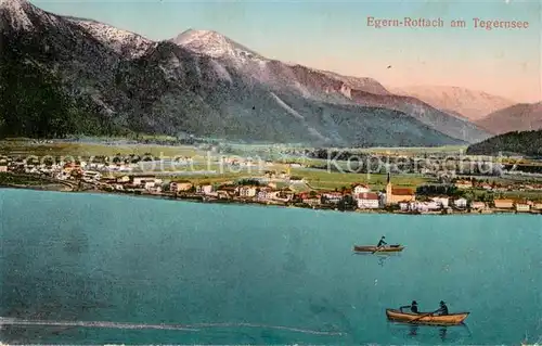 AK / Ansichtskarte 73808651 Rottach-Egern am Tegernsee aus der Vogelperspektive Rottach-Egern