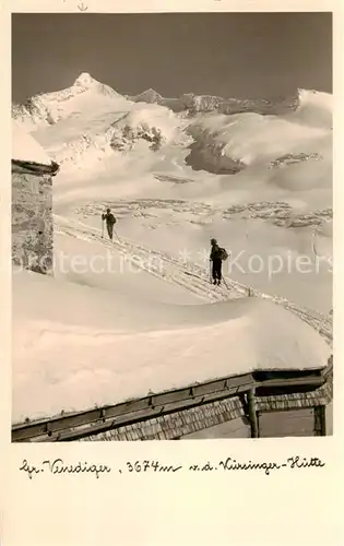 AK / Ansichtskarte 73808662 Grossvenediger_3660m_Hohe_Tauern_AT Kursinger Huette 