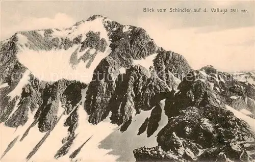 AK / Ansichtskarte 73808671 Valluga_2811m_AT Blick vom Schindler 