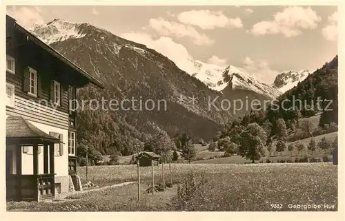 AK / Ansichtskarte 73808716 Oberstdorf Gebrgoibe Hus Oberstdorf