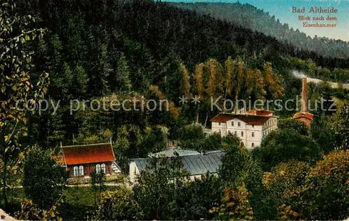 AK / Ansichtskarte 73808754 Bad_Altheide_Polanica-Zdrój Blick nach dem Eisenhammer Feldpost 