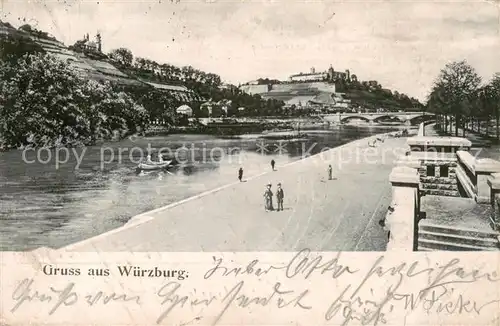 AK / Ansichtskarte 73808853 Wuerzburg Panorama Wuerzburg