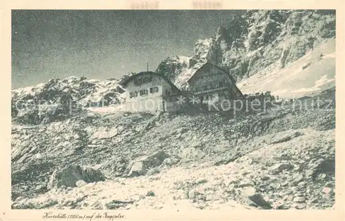 AK / Ansichtskarte 73808887 Knorrhuette_2051m_Zugspitzplatt_Garmisch-Partenkirchen Motiv 