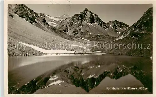 AK / Ansichtskarte Arosa_GR Am aelplisee Arosa_GR