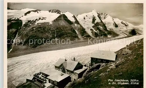 AK / Ansichtskarte 73808924 Grossglockner_3798m_Kaernten_AT Franz Josefs Haus 