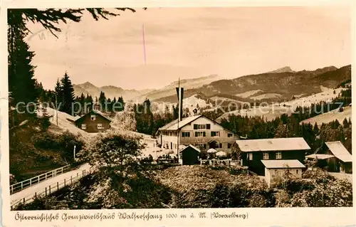 AK / Ansichtskarte 73808938 Walserschanz_Kleinwalsertal_AT oesterreichisches Grenzwirtshaus Walserschanz 