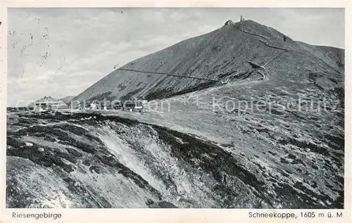 AK / Ansichtskarte 73808949 Schneekoppe_Snezka_CZ Bergbauden 