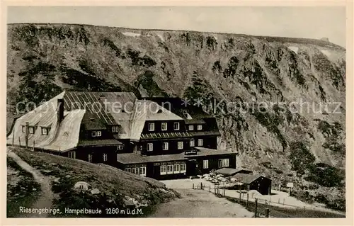 AK / Ansichtskarte 73808989 Hampelbaude_Schronisko_Strzecha_Akademicka_PL Bergbaude im Riesengebirge 