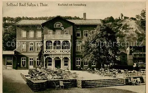 AK / Ansichtskarte 73809132 Bad_Sulza Kurhotel mit Sonnenburg Bad_Sulza