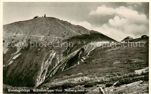 AK / Ansichtskarte 73809152 Schneekoppe_Snezka_CZ Blick vom Melzergrund 