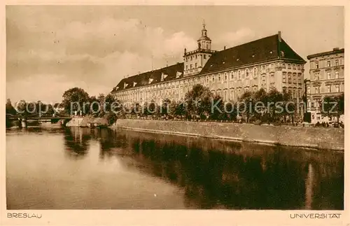 AK / Ansichtskarte 73809166 Breslau_Niederschlesien Universitaet Breslau_Niederschlesien