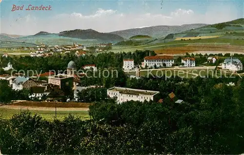 AK / Ansichtskarte 73809199 Bad_Landeck_Schlesien_PL Panorama 