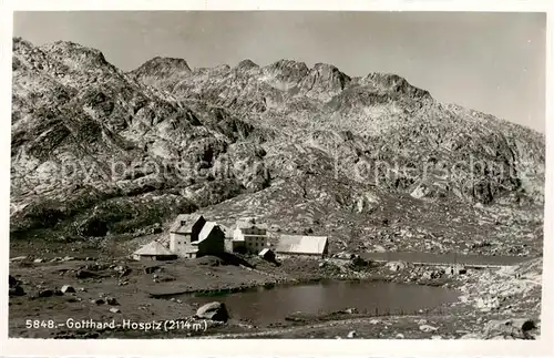 AK / Ansichtskarte Gotthard_Hospiz Panorama 