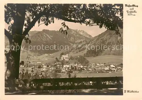 AK / Ansichtskarte 73809496 Ruhpolding mit Hochfelln Panorama Ruhpolding