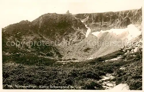 AK / Ansichtskarte 73809510 Riesengebirge_Schlesischer_Teil Kleine Schneegrube mit Grat 