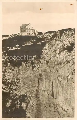 AK / Ansichtskarte 73809608 Stoehrhaus_1894m_Zwiesel mit Untersberg 