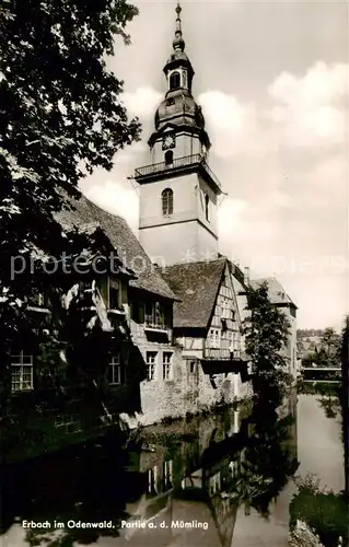 AK / Ansichtskarte 73809680 Erbach_Odenwald Partie an der Muemling Erbach Odenwald