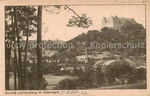 AK / Ansichtskarte 73809687 Lichtenberg_Odenwald Schloss Lichtenberg Lichtenberg Odenwald