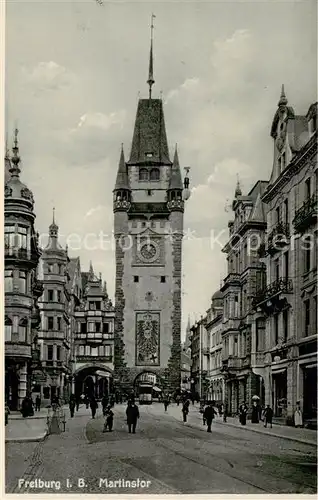 AK / Ansichtskarte 73809754 Freiburg_Breisgau Martinstor Freiburg Breisgau