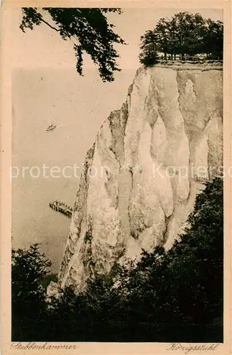 AK / Ansichtskarte 73809808 Insel_Ruegen Stubbenkammer Koenigsstuhl Kreidefelsen Insel Ruegen