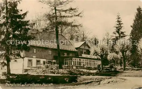 AK / Ansichtskarte 73809891 Oybin Kur- und Berghotel Forsthaus Hain Zittauer Gebirge Oybin