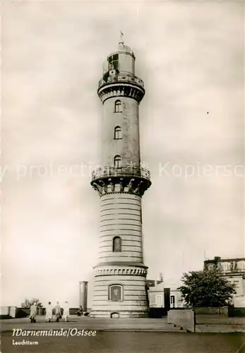 AK / Ansichtskarte 73810190 Warnemuende_Ostseebad Leuchtturm Warnemuende_Ostseebad