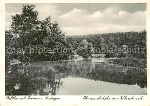 AK / Ansichtskarte 73810195 Medingen_Bad_Bevensen Ilmenaubruecke am Klaubusch Medingen_Bad_Bevensen