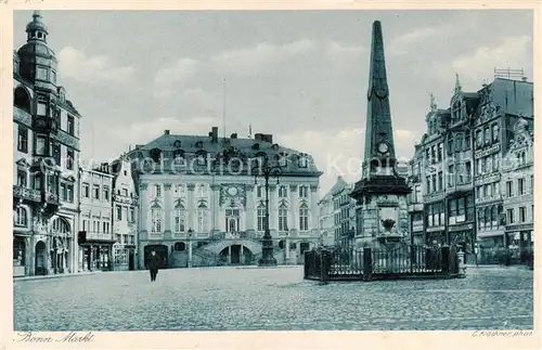 AK / Ansichtskarte 73810297 Bonn_Rhein Marktplatz Bonn_Rhein