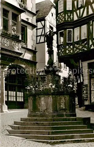 AK / Ansichtskarte 73810313 Bernkastel-Kues_Berncastel Am St Michael Brunnen 