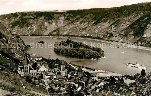 AK / Ansichtskarte 73810434 Bacharach_Rhein Panorama Bacharach Rhein