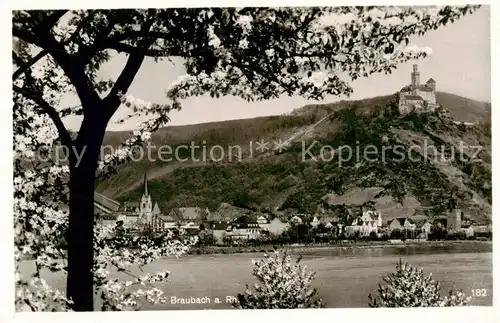 AK / Ansichtskarte 73810456 Braubach_Rhein Panorama Braubach Rhein