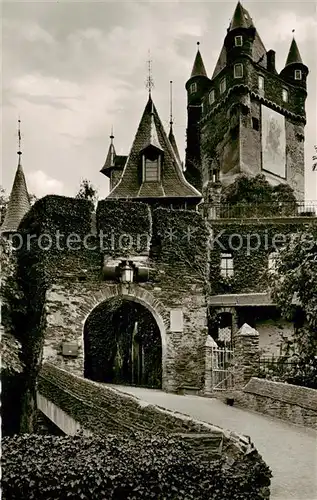 AK / Ansichtskarte 73810477 Cochem_Kochem_Mosel Burgeingang 