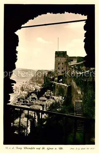 AK / Ansichtskarte 73810765 St_Goar_Rhein Blick von der Burg Rheinfels 