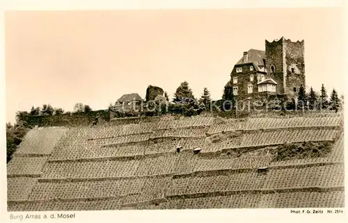 AK / Ansichtskarte 73810801 Alf_Bullay_Mosel Burg Arras Alf_Bullay_Mosel