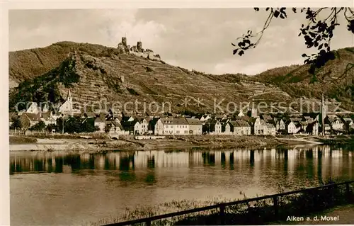 AK / Ansichtskarte 73810807 Alken_Mosel Pension und Weinhaus Gries Panorama 