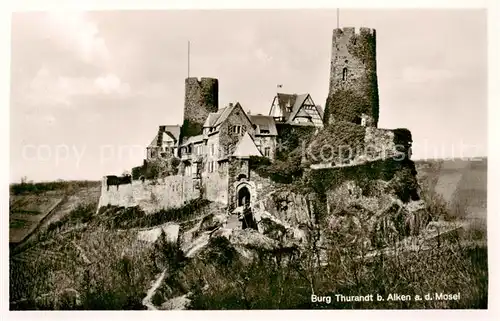 AK / Ansichtskarte 73810809 Alken_Mosel Burg Thurandt 