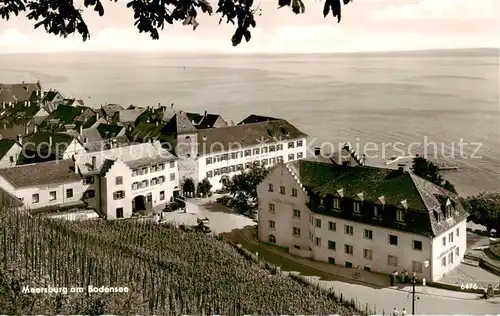 AK / Ansichtskarte 73810882 Meersburg_Bodensee Panorama Blick auf den See Meersburg Bodensee