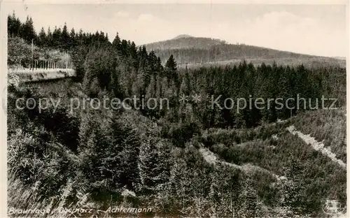 AK / Ansichtskarte 73810900 Braunlage Landschaftspanorama Achtermann Braunlage