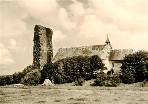 AK / Ansichtskarte 73811099 Pellworm Alte Kirche St Salvator Pellworm