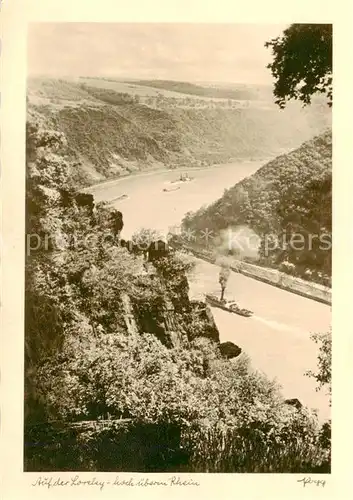 AK / Ansichtskarte 73811120 St_Goar_Rhein Auf der Loreley 