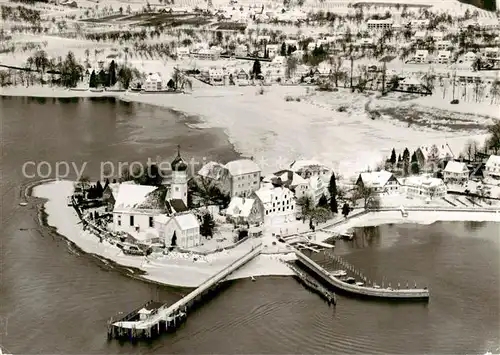 AK / Ansichtskarte 73811159 Wasserburg_Bodensee Fliegeraufnahme Wasserburg Bodensee