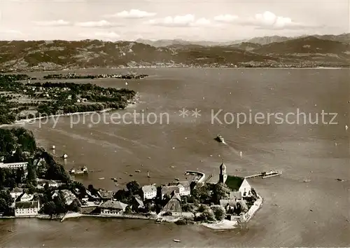 AK / Ansichtskarte 73811163 Wasserburg_Bodensee Fliegeraufnahme Wasserburg Bodensee