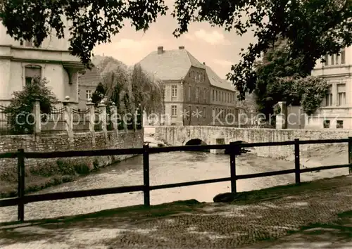 AK / Ansichtskarte 73811235 Aschersleben An der Einebruecke Aschersleben