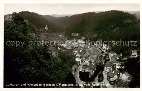 AK / Ansichtskarte 73811257 Bad_Berneck Blick vom Rothersfelsen Bad_Berneck