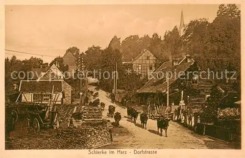 AK / Ansichtskarte 73811452 Schierke_Harz Dorfstrasse Schierke Harz