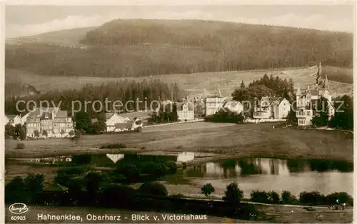 AK / Ansichtskarte 73811473 Hahnenklee-Bockswiese_Harz Blick vom Victoriahaus Hahnenklee-Bockswiese