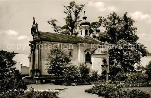 AK / Ansichtskarte Rastatt In den Anlagen Kapelle Rastatt